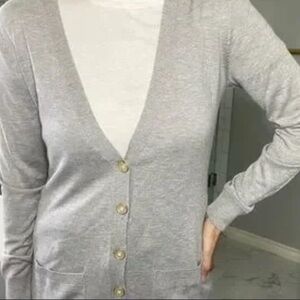 Banana Republic Sweater Gray Cardigan